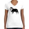 Women's Fine Jersey V-Neck Tee Women's Fine Jersey V-Neck Tee Thumbnail
