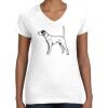 Women's Fine Jersey V-Neck Tee Women's Fine Jersey V-Neck Tee Thumbnail