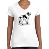 Women's Fine Jersey V-Neck Tee Women's Fine Jersey V-Neck Tee Thumbnail