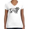 Women's Fine Jersey V-Neck Tee Women's Fine Jersey V-Neck Tee Thumbnail