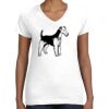 Women's Fine Jersey V-Neck Tee Women's Fine Jersey V-Neck Tee Thumbnail