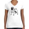 Women's Fine Jersey V-Neck Tee Women's Fine Jersey V-Neck Tee Thumbnail