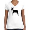 Women's Fine Jersey V-Neck Tee Women's Fine Jersey V-Neck Tee Thumbnail