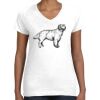 Women's Fine Jersey V-Neck Tee Women's Fine Jersey V-Neck Tee Thumbnail