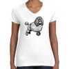 Women's Fine Jersey V-Neck Tee Women's Fine Jersey V-Neck Tee Thumbnail