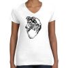 Women's Fine Jersey V-Neck Tee Women's Fine Jersey V-Neck Tee Thumbnail