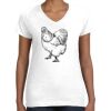Women's Fine Jersey V-Neck Tee Women's Fine Jersey V-Neck Tee Thumbnail