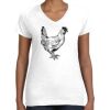 Women's Fine Jersey V-Neck Tee Women's Fine Jersey V-Neck Tee Thumbnail