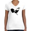 Women's Fine Jersey V-Neck Tee Women's Fine Jersey V-Neck Tee Thumbnail