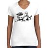 Women's Fine Jersey V-Neck Tee Women's Fine Jersey V-Neck Tee Thumbnail