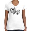 Women's Fine Jersey V-Neck Tee Women's Fine Jersey V-Neck Tee Thumbnail