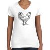Women's Fine Jersey V-Neck Tee Women's Fine Jersey V-Neck Tee Thumbnail
