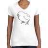 Women's Fine Jersey V-Neck Tee Women's Fine Jersey V-Neck Tee Thumbnail