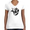 Women's Fine Jersey V-Neck Tee Women's Fine Jersey V-Neck Tee Thumbnail