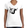 Women's Fine Jersey V-Neck Tee Women's Fine Jersey V-Neck Tee Thumbnail