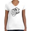 Women's Fine Jersey V-Neck Tee Women's Fine Jersey V-Neck Tee Thumbnail
