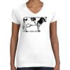 Women's Fine Jersey V-Neck Tee Women's Fine Jersey V-Neck Tee Thumbnail