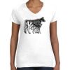 Women's Fine Jersey V-Neck Tee Women's Fine Jersey V-Neck Tee Thumbnail