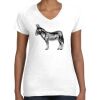 Women's Fine Jersey V-Neck Tee Women's Fine Jersey V-Neck Tee Thumbnail