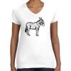 Women's Fine Jersey V-Neck Tee Women's Fine Jersey V-Neck Tee Thumbnail