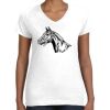 Women's Fine Jersey V-Neck Tee Women's Fine Jersey V-Neck Tee Thumbnail