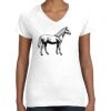 Women's Fine Jersey V-Neck Tee Women's Fine Jersey V-Neck Tee Thumbnail