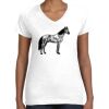 Women's Fine Jersey V-Neck Tee Women's Fine Jersey V-Neck Tee Thumbnail