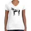 Women's Fine Jersey V-Neck Tee Women's Fine Jersey V-Neck Tee Thumbnail