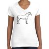 Women's Fine Jersey V-Neck Tee Women's Fine Jersey V-Neck Tee Thumbnail