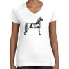 Women's Fine Jersey V-Neck Tee Women's Fine Jersey V-Neck Tee Thumbnail