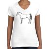 Women's Fine Jersey V-Neck Tee Women's Fine Jersey V-Neck Tee Thumbnail