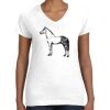 Women's Fine Jersey V-Neck Tee Women's Fine Jersey V-Neck Tee Thumbnail