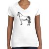 Women's Fine Jersey V-Neck Tee Women's Fine Jersey V-Neck Tee Thumbnail