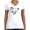 Women's Fine Jersey V-Neck Tee Women's Fine Jersey V-Neck Tee Thumbnail