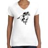 Women's Fine Jersey V-Neck Tee Women's Fine Jersey V-Neck Tee Thumbnail