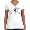 Women's Fine Jersey V-Neck Tee Women's Fine Jersey V-Neck Tee Thumbnail
