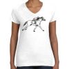 Women's Fine Jersey V-Neck Tee Women's Fine Jersey V-Neck Tee Thumbnail