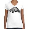 Women's Fine Jersey V-Neck Tee Women's Fine Jersey V-Neck Tee Thumbnail