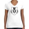 Women's Fine Jersey V-Neck Tee Women's Fine Jersey V-Neck Tee Thumbnail
