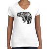Women's Fine Jersey V-Neck Tee Women's Fine Jersey V-Neck Tee Thumbnail