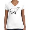 Women's Fine Jersey V-Neck Tee Women's Fine Jersey V-Neck Tee Thumbnail