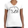 Women's Fine Jersey V-Neck Tee Women's Fine Jersey V-Neck Tee Thumbnail
