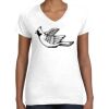 Women's Fine Jersey V-Neck Tee Women's Fine Jersey V-Neck Tee Thumbnail