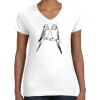 Women's Fine Jersey V-Neck Tee Women's Fine Jersey V-Neck Tee Thumbnail
