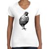 Women's Fine Jersey V-Neck Tee Women's Fine Jersey V-Neck Tee Thumbnail