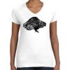 Women's Fine Jersey V-Neck Tee Women's Fine Jersey V-Neck Tee Thumbnail