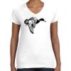 Women's Fine Jersey V-Neck Tee Women's Fine Jersey V-Neck Tee Thumbnail
