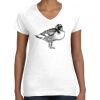 Women's Fine Jersey V-Neck Tee Women's Fine Jersey V-Neck Tee Thumbnail