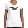 Women's Fine Jersey V-Neck Tee Women's Fine Jersey V-Neck Tee Thumbnail