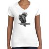 Women's Fine Jersey V-Neck Tee Women's Fine Jersey V-Neck Tee Thumbnail